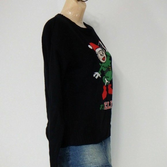 NWT‎ HEART-N-CRUSH #sELFie UGLY CHRISTMAS SWEATER LARGE - Picture 3 of 4